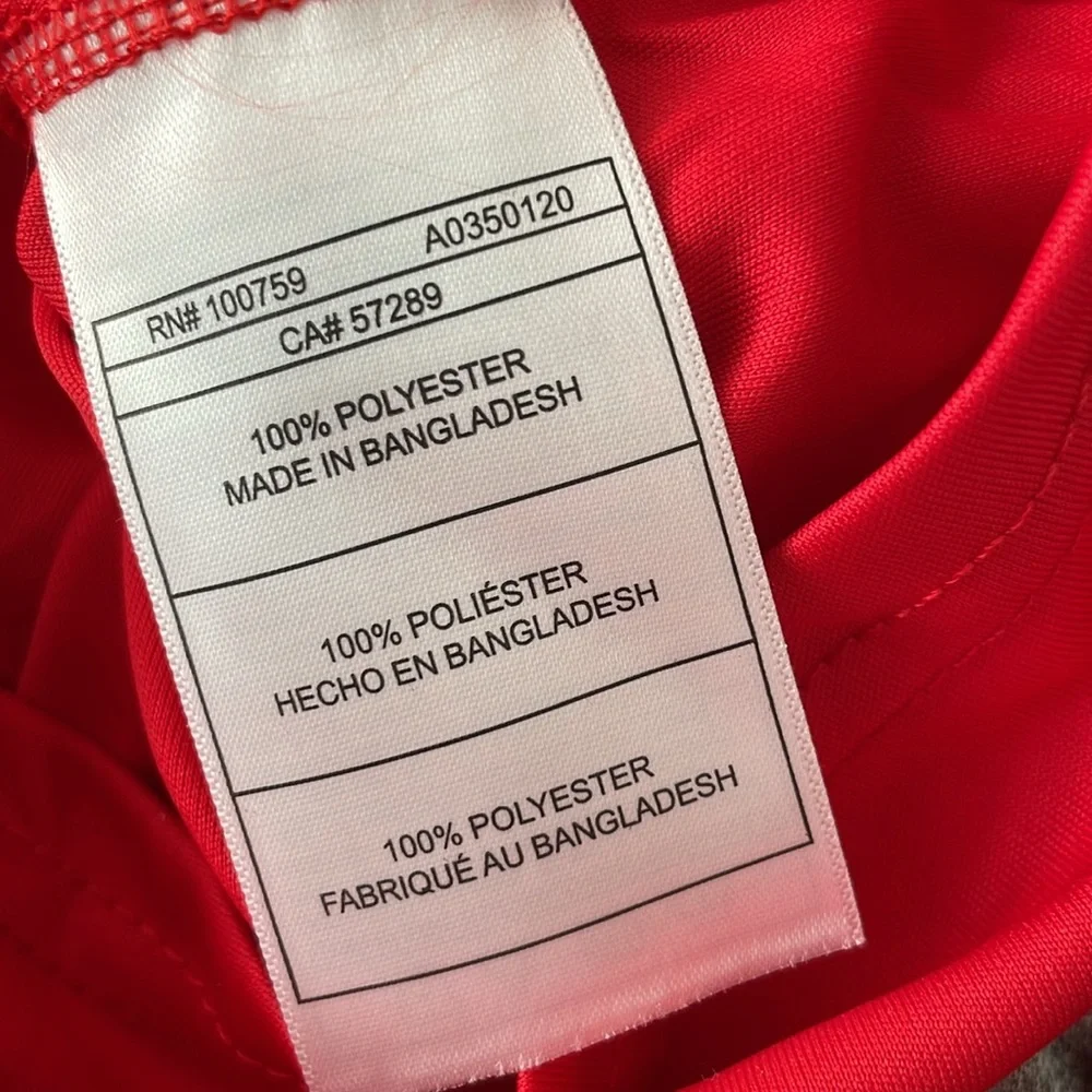 Puma Red and Blue Tops with Gray Shorts Set of 3 - Picture 3 of 4